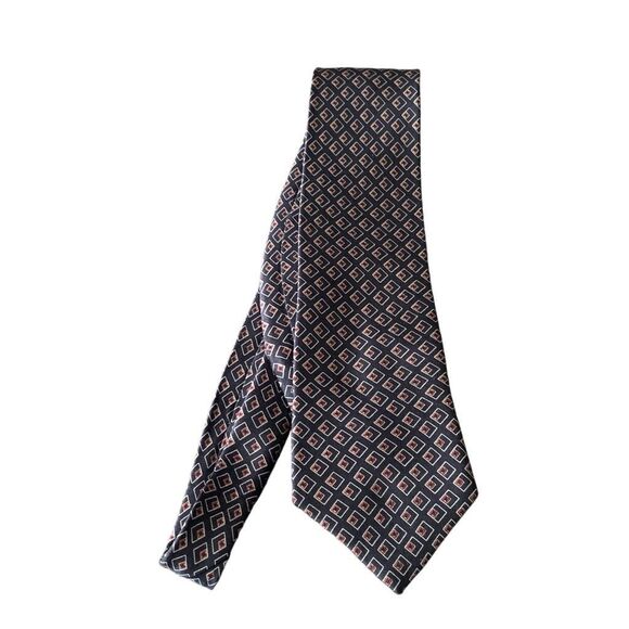 Pre Owned Men’s Bill Blass NEO Tie Neck Tie Necktie 100% Imported Silk USA Made - Picture 1 of 5